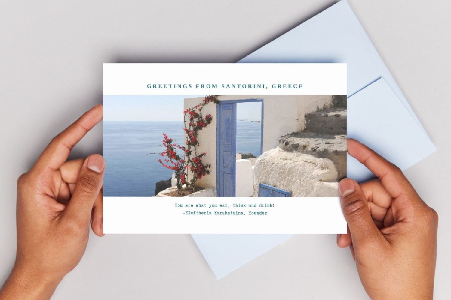 Greece Postcard - Santorini