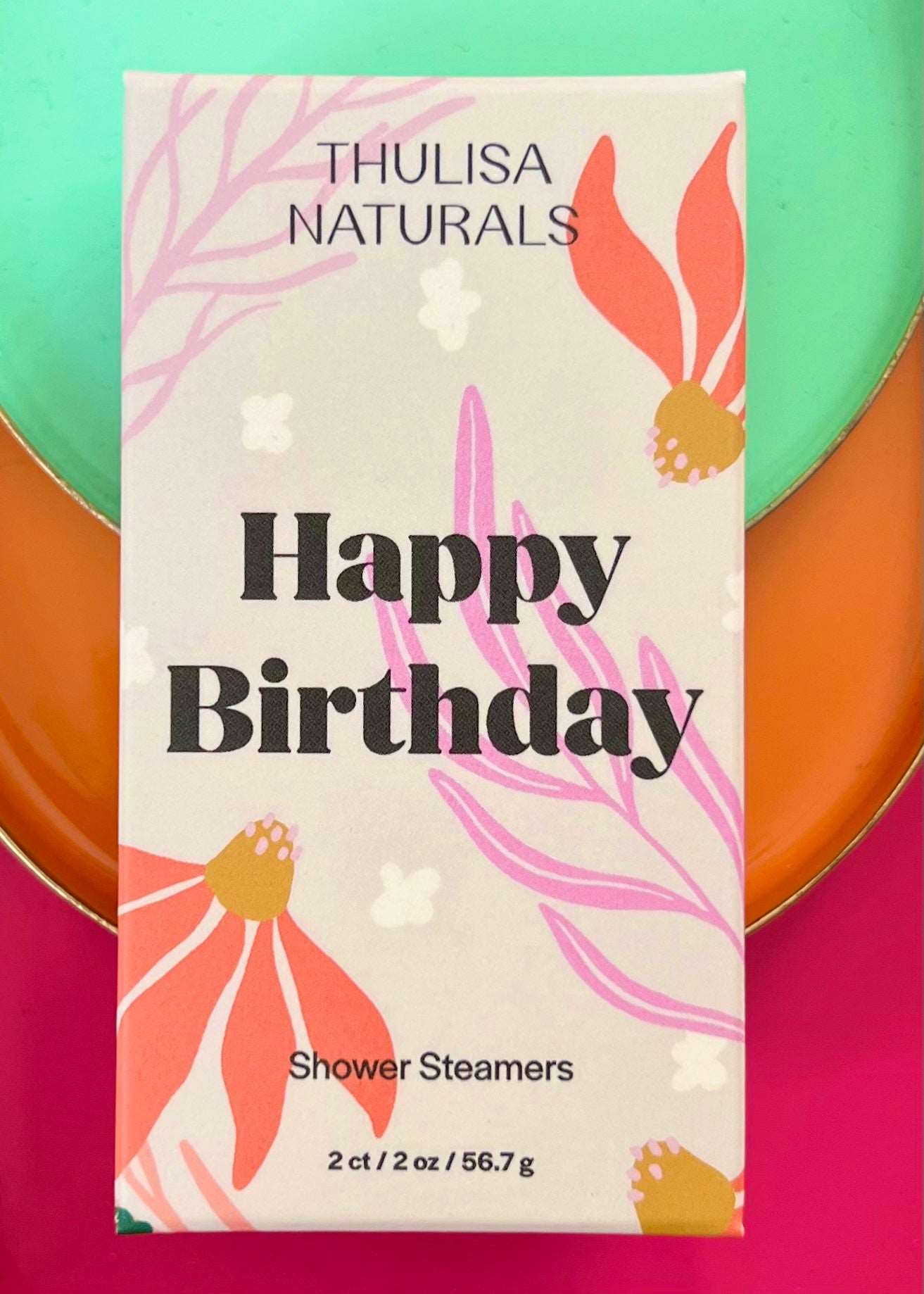 Happy Birthday Lavender Geranium Shower Steamers