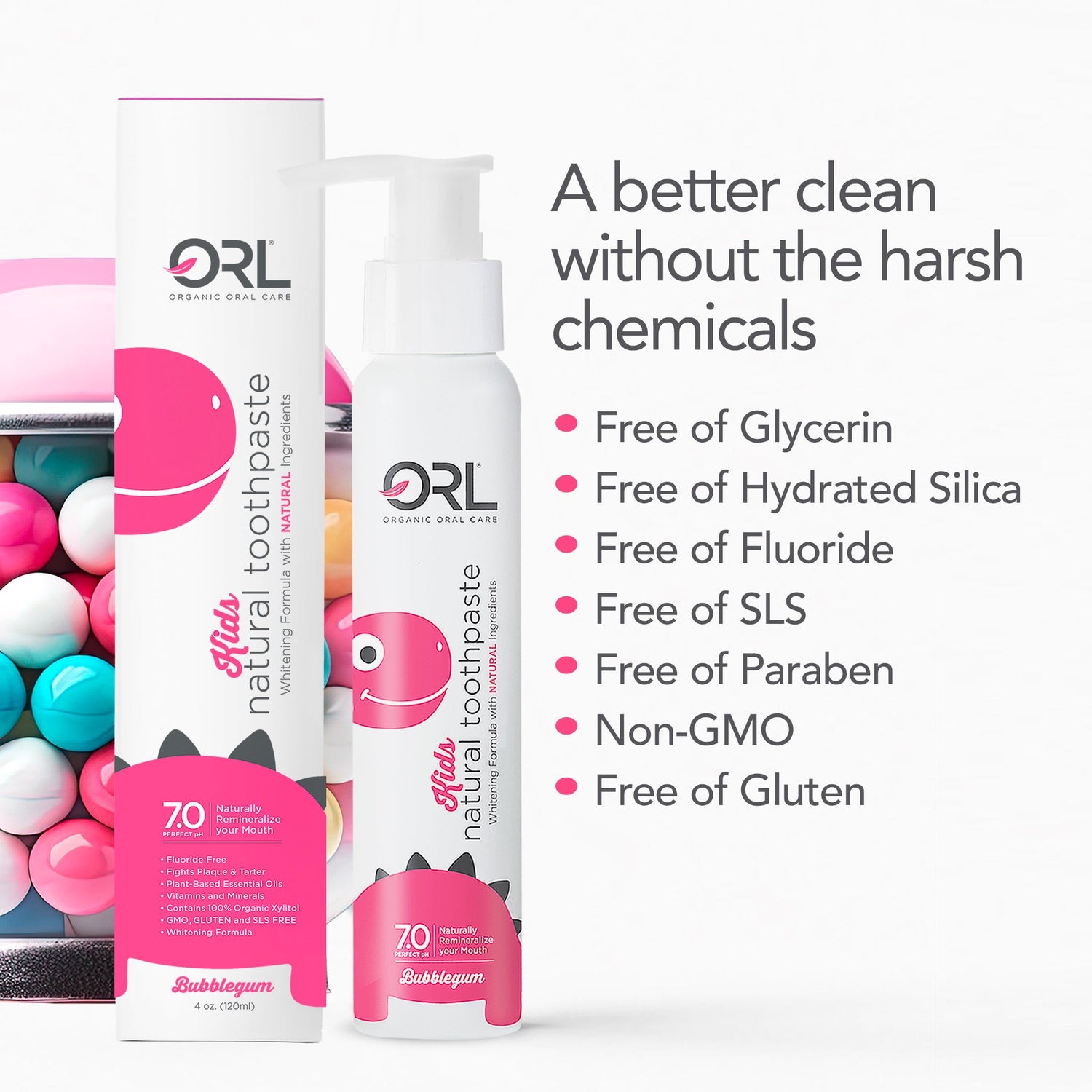 Kids Fluoride Free Natural Toothpaste