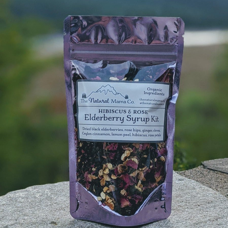 Elderberry Syrup Kit - Hibiscus & Rose