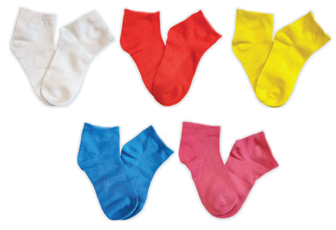 ANKLE 5-Pack Seamless Toe Socks great with Sensory Sensitivities