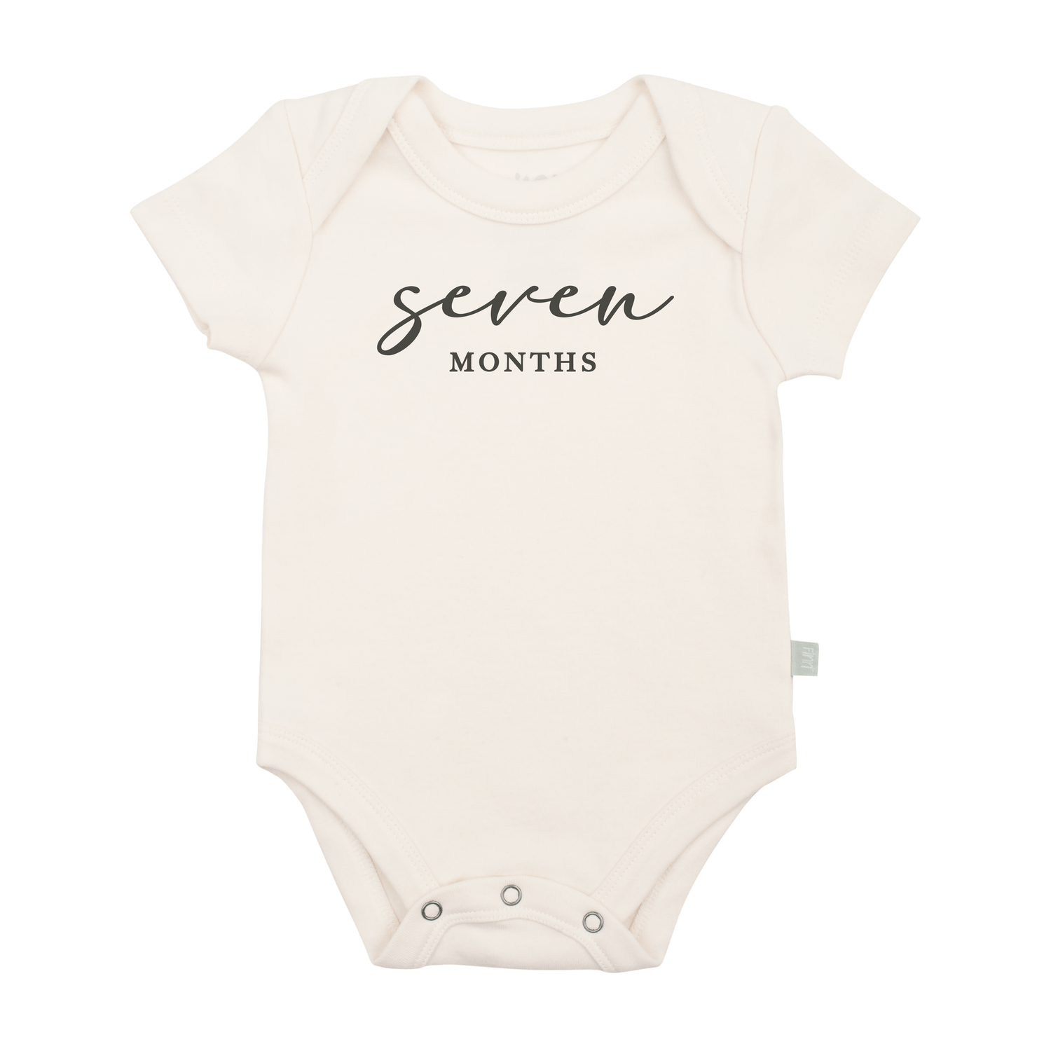 graphic bodysuit | seven months milestone charcoal