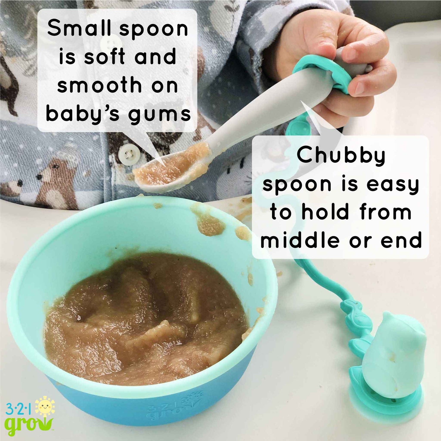 Easy Learn Baby Spoon & Tether Set