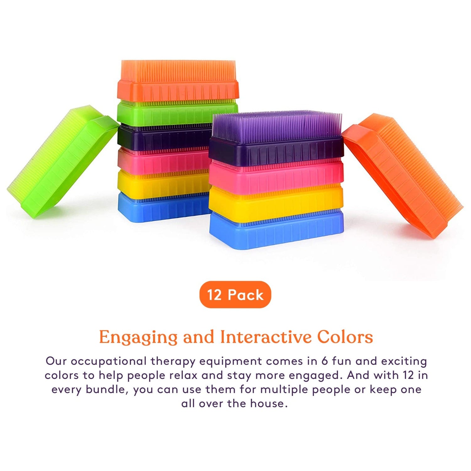 Therapressure Therapy Brush (Colorful) 12 Pack