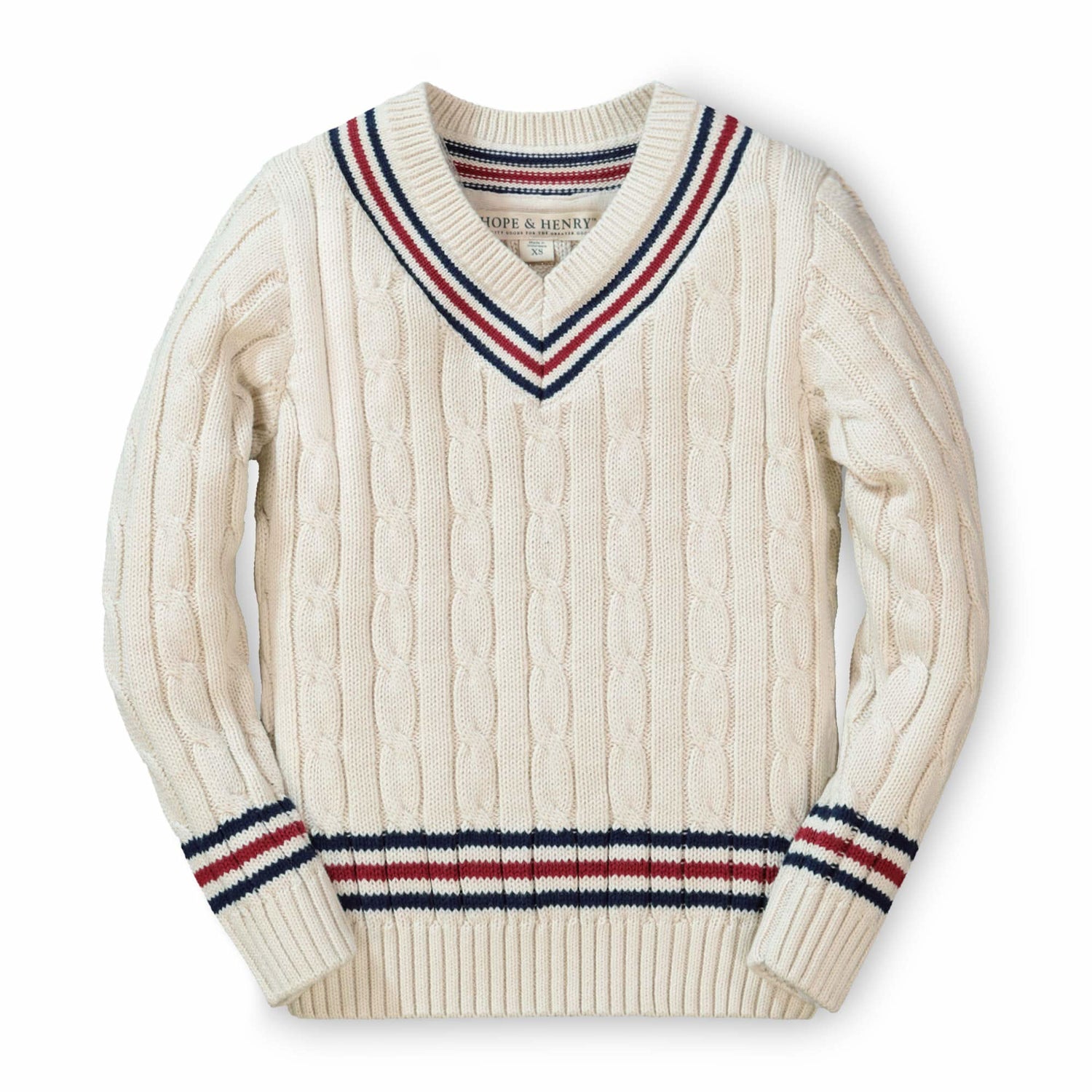 V-Neck Cricket Sweater - Baby