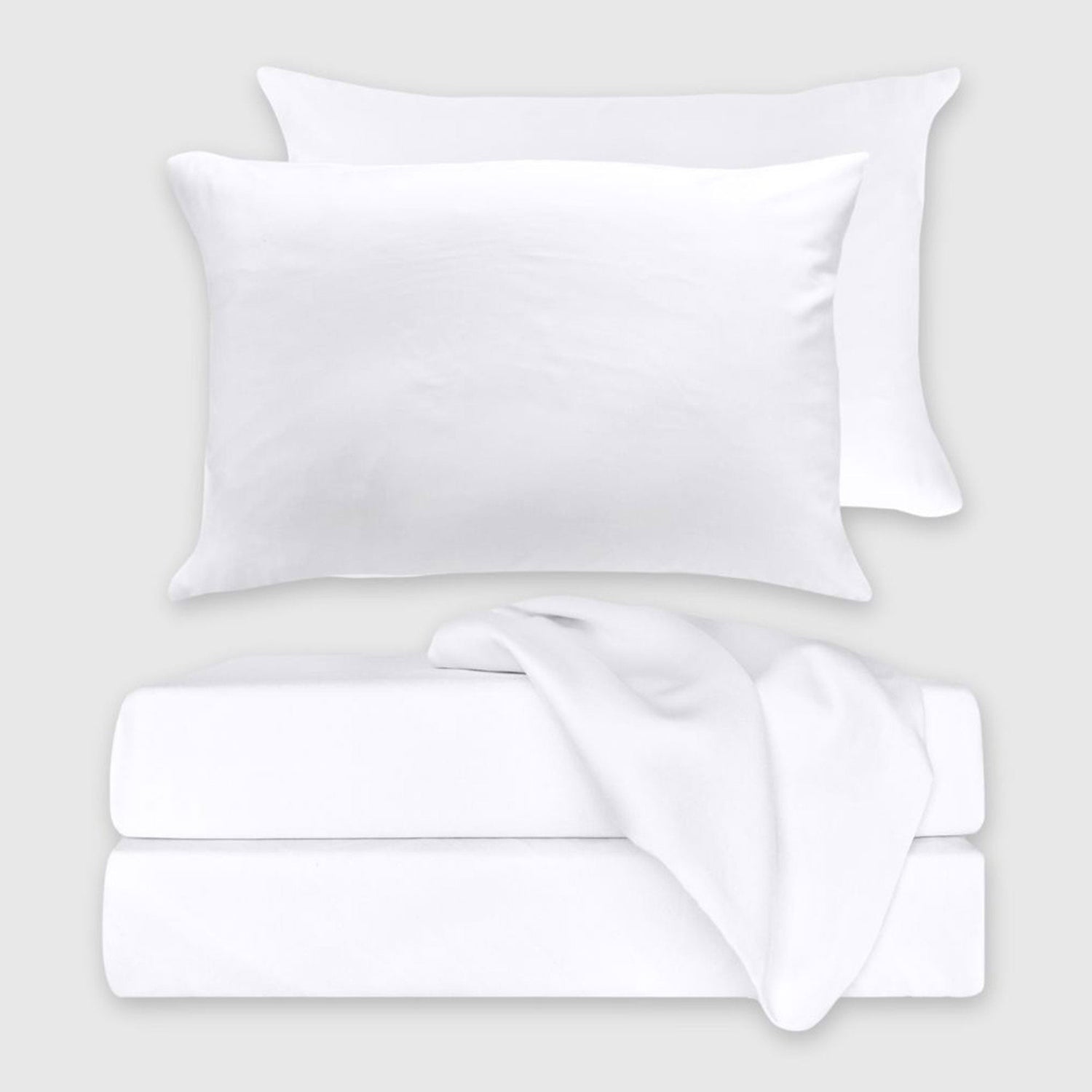 Bamboo Bed Sheet Set - White