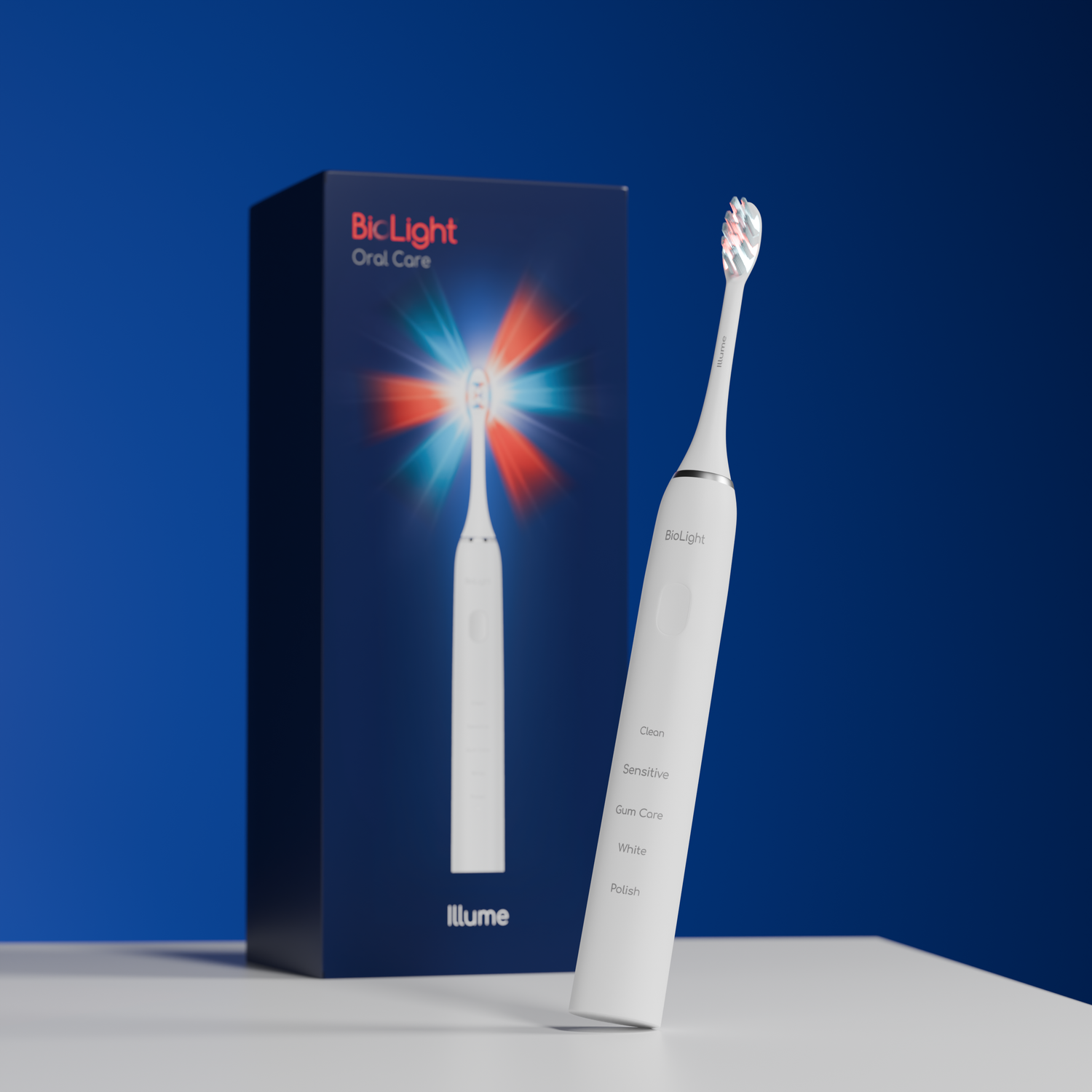 Illume Sonic Toothbrush | Red & Blue Light Therapy Oral Care
